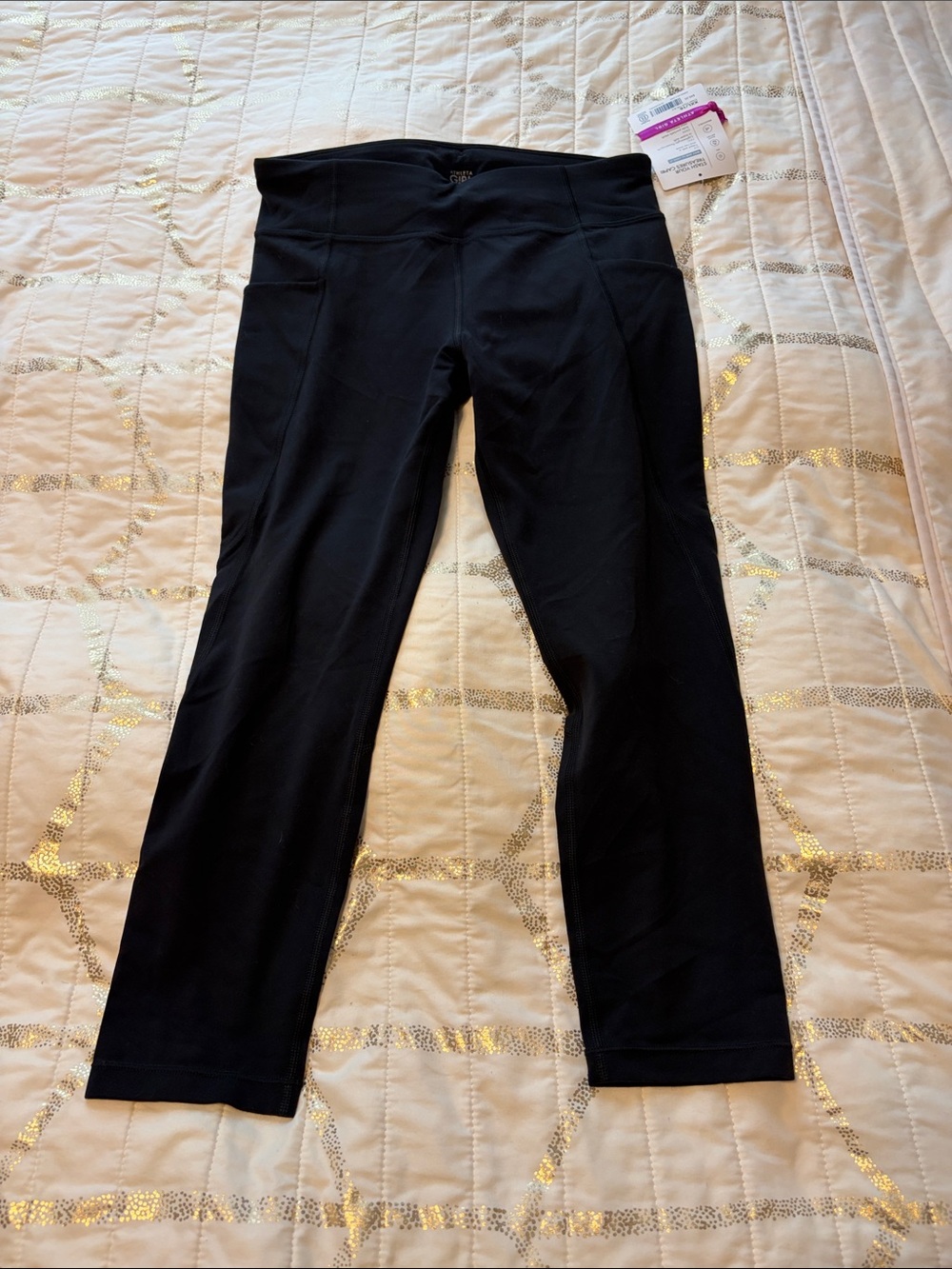 Athleta Black Girls' Stash Your Treasurers Capri Leggings